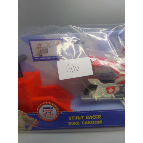 Toy Story 4 Stunt Racer Duke Caboom Launcher Motorcycle Disney Pixar Mattel NEW - Picture 4 of 4